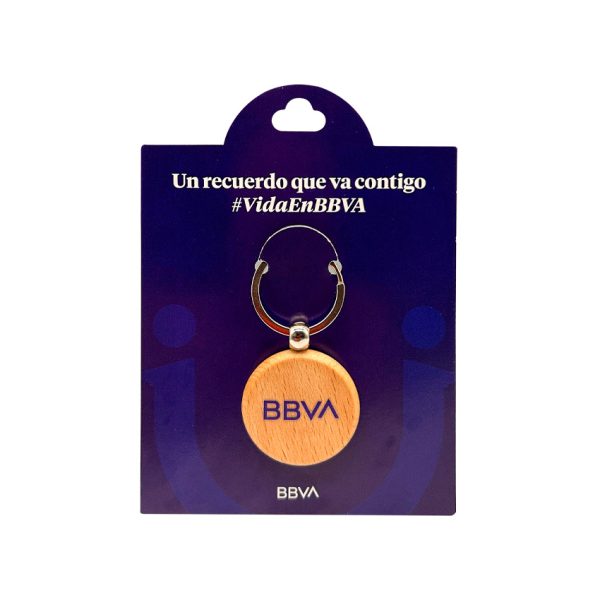 Llavero BBVA de Madera